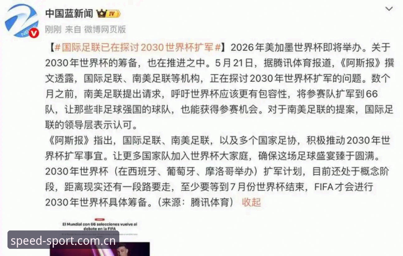 光速体育沉浸式观赛哪个好 世界杯扩军66队 vs 48队:中国男足冲击2030年世界杯的新机遇